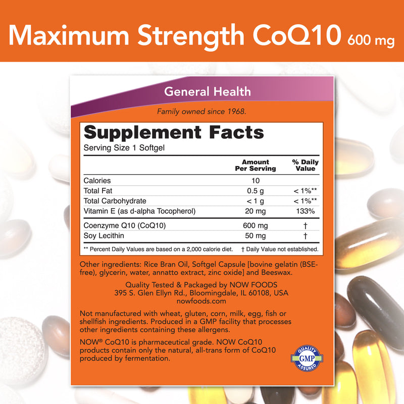 CoQ10 600 mg 60 Softgels
