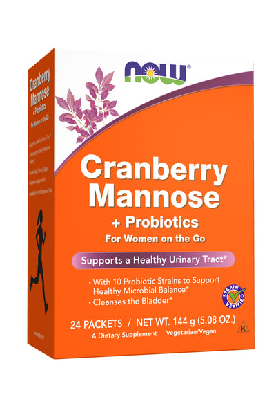 Cranberry Mannose + Probiotics 24 Packets by NOW Foods | By Now Foods - Best Price