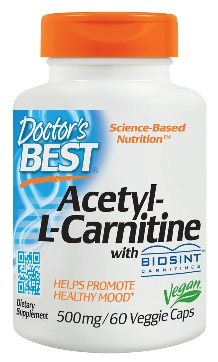 Acetyl L-Carnitine 500 mg 60 Veggie Caps