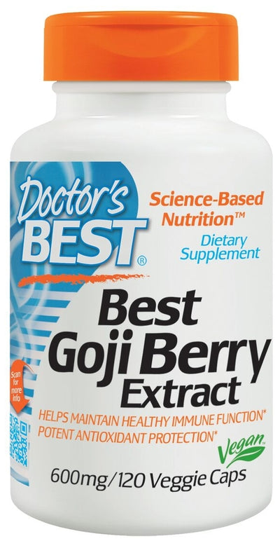 Best Goji Berry Extract 600 mg 120 Veggie Caps