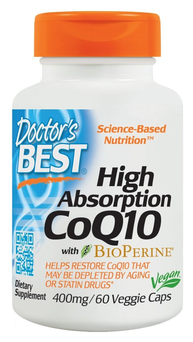 High Absorption CoQ10 400 mg 60 Veggie Caps