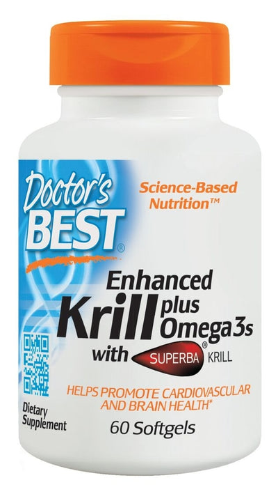Enhanced Krill Plus Omega 3s 60 Softgels