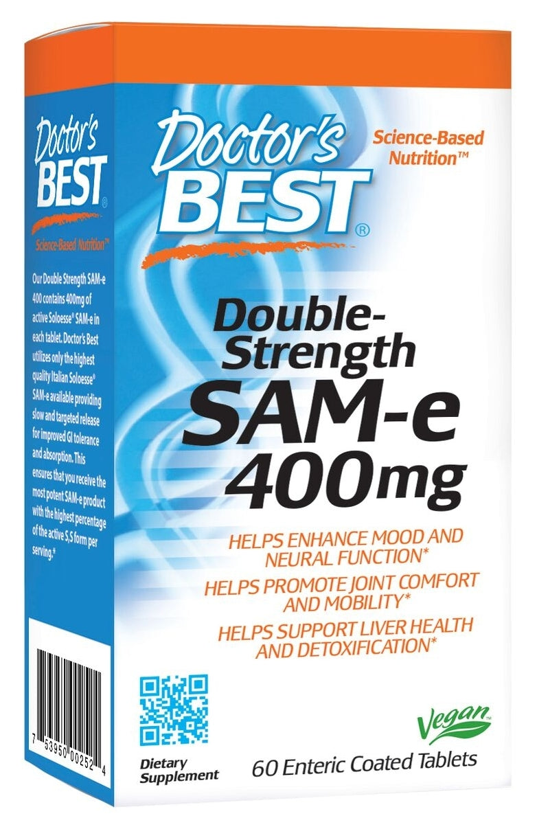 SAMe 400 Double Strength 60 Enteric Coated Tablets