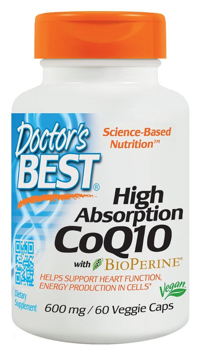 High Absorption CoQ10 600 mg 60 Veggie Caps