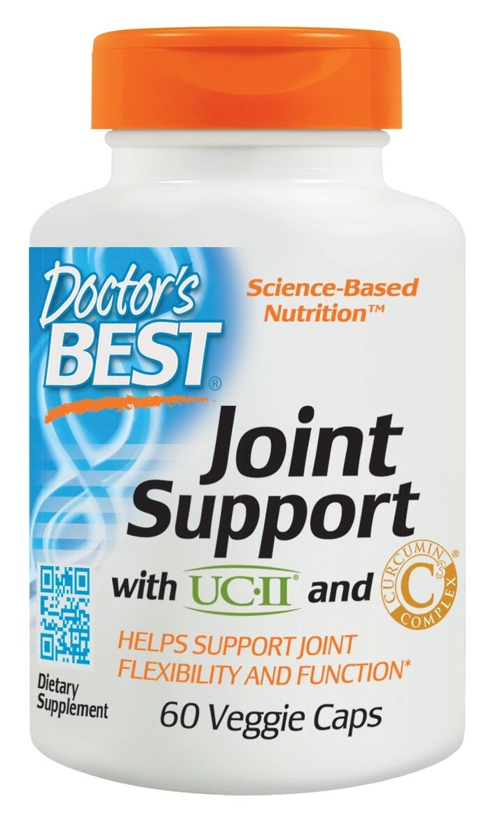 Joint Support with UC-II and Curcumin C3 Complex 60 Veggie Caps