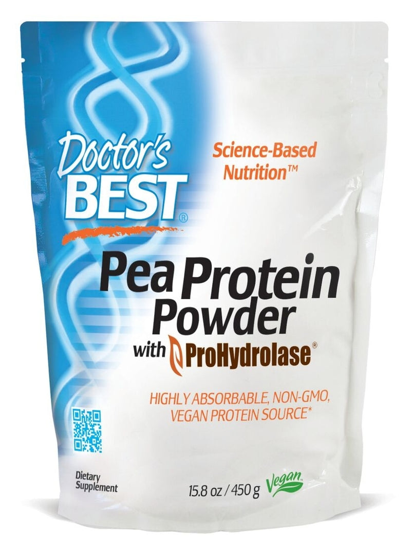 Pea Protein Powder with ProHydrolase 15.8 oz (450 g)
