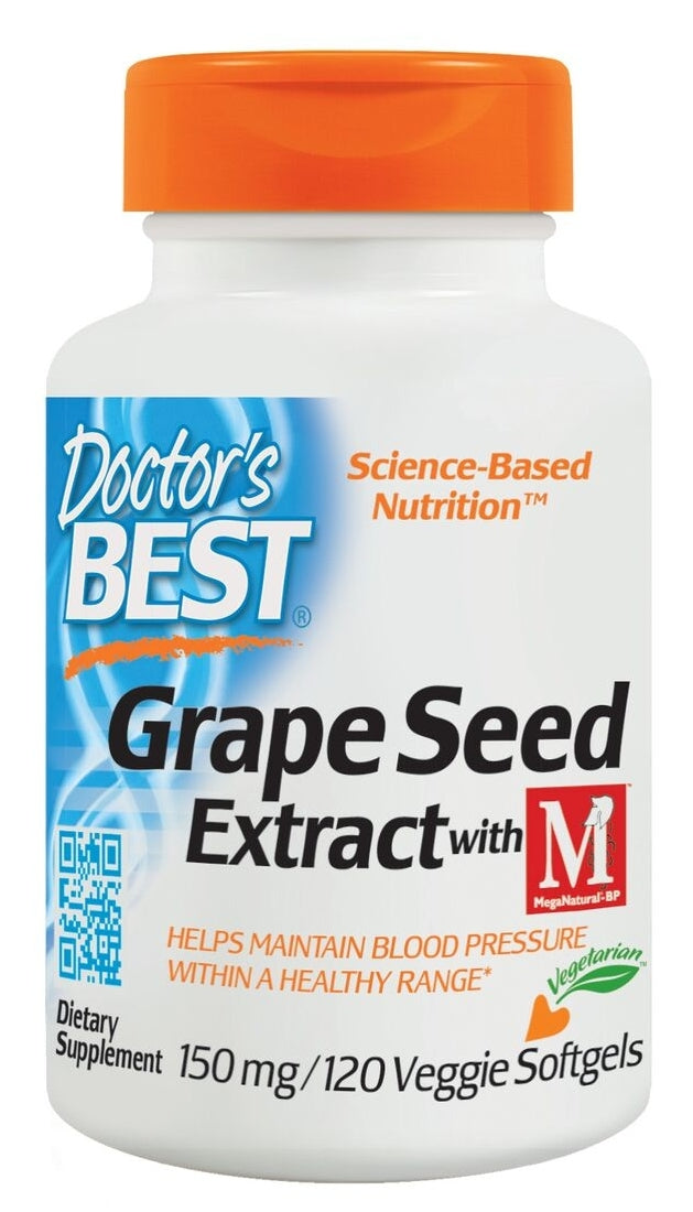 Grape Seed Extract with MegaNatural-BP 150 mg 120 Veggie Softgels
