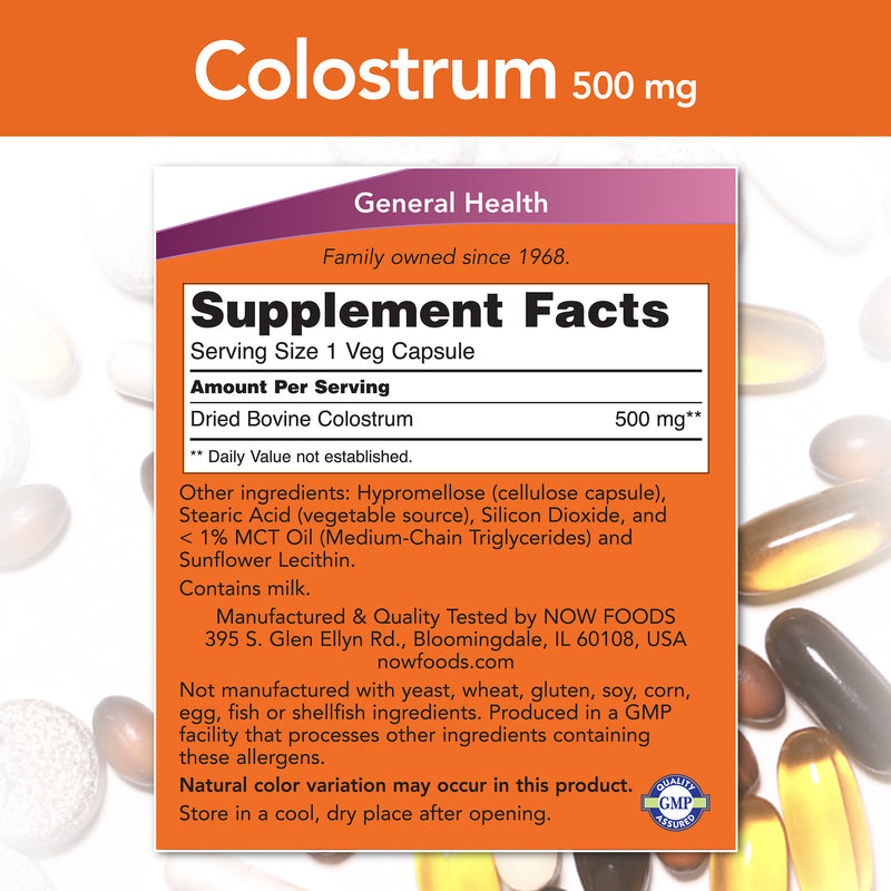 Colostrum 500 mg 120 Capsules