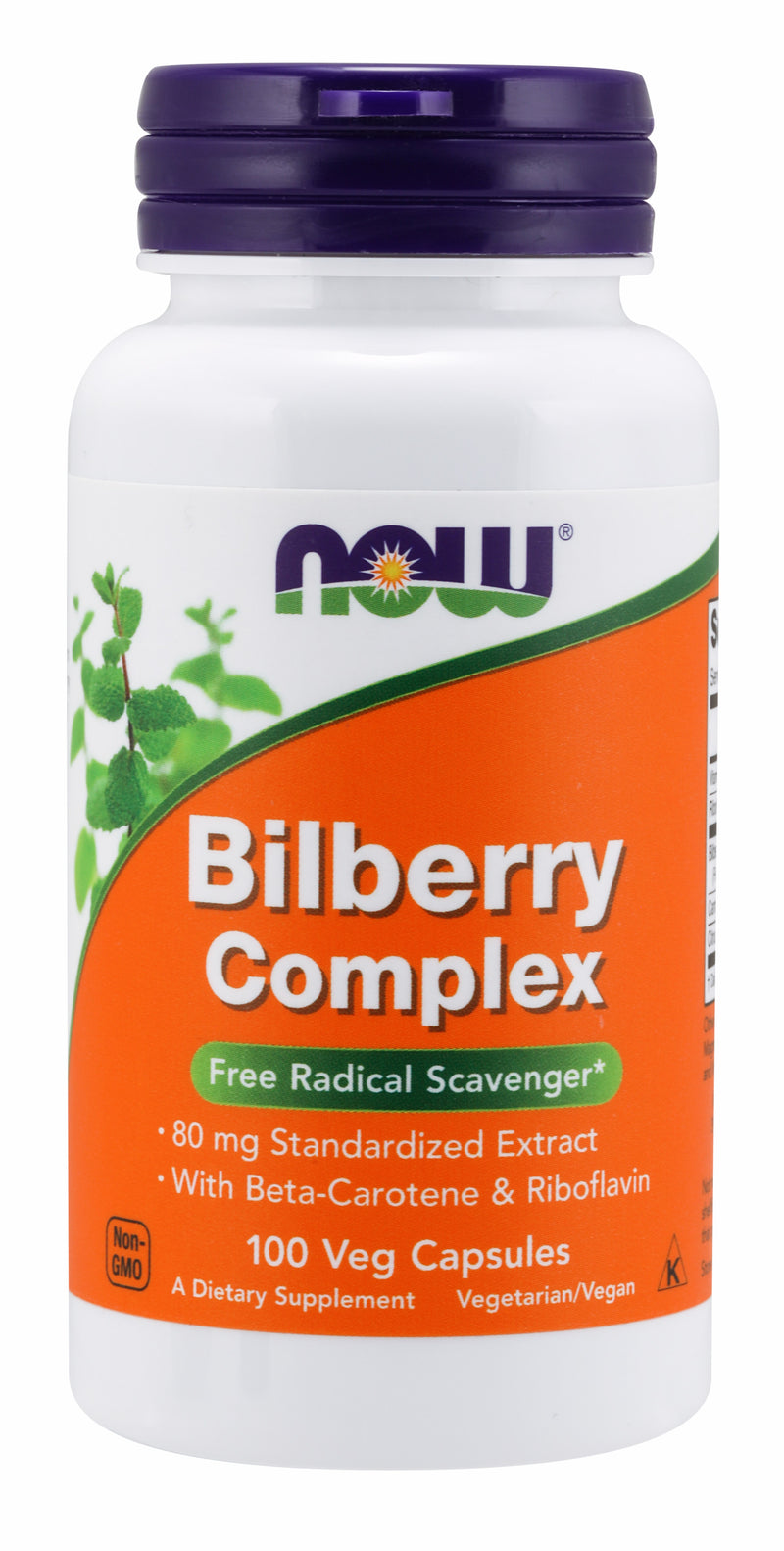 Bilberry Complex 80 mg 100 Veg Capsules