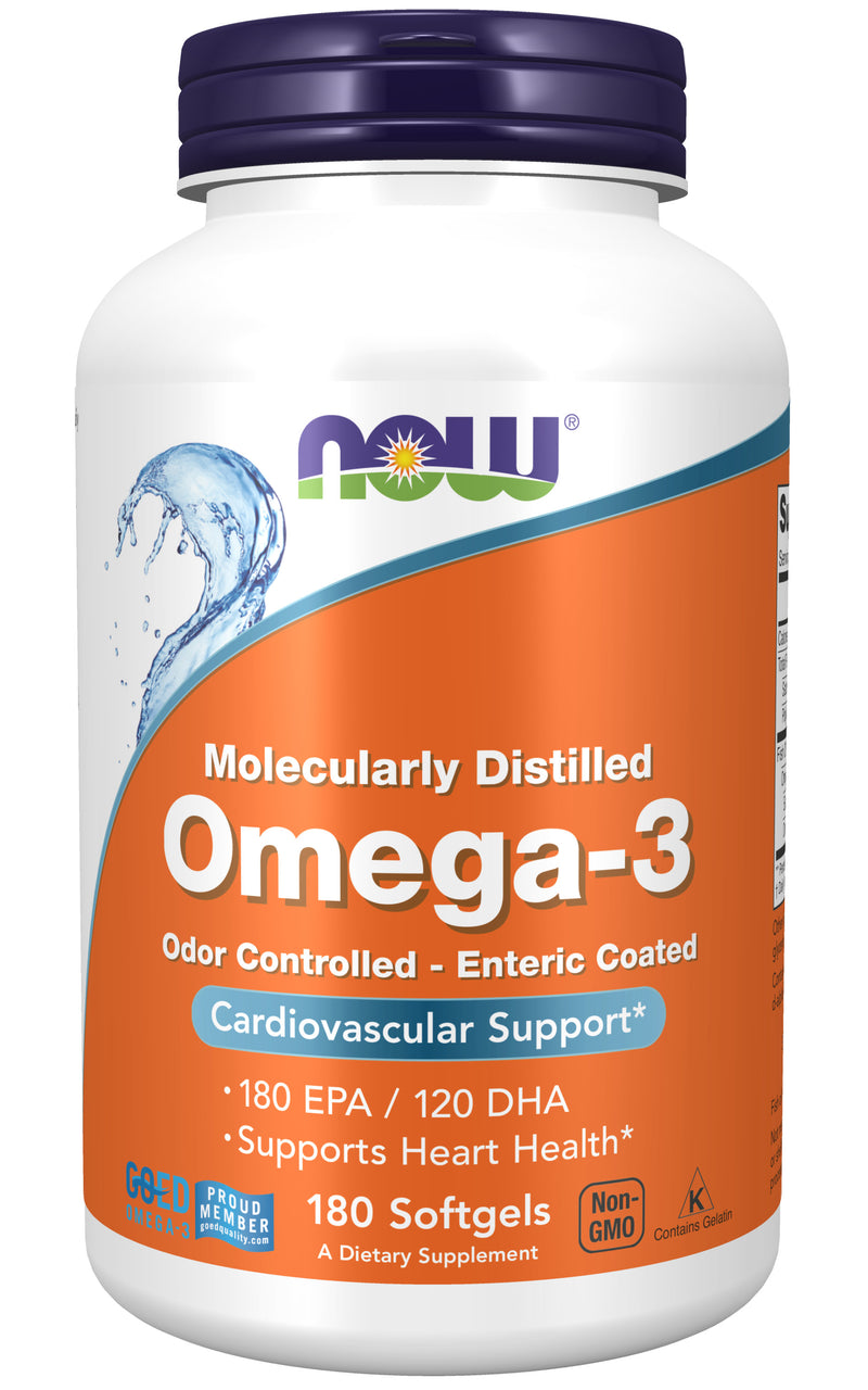 Omega-3 180 Softgels by NOW