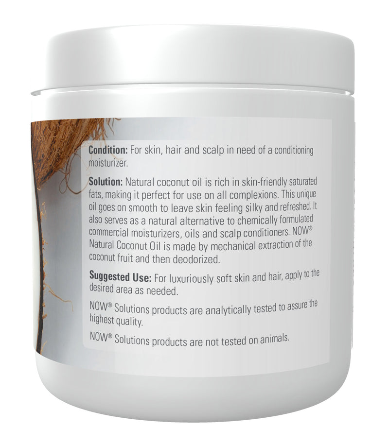 Now Solutions - Coconut Oil 7 fl oz (207 ml)