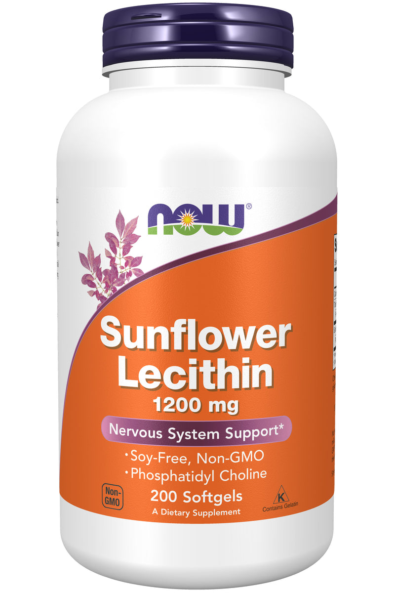 Sunflower Lecithin 1200 mg 200 Softgels