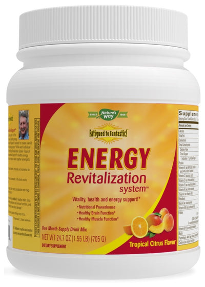 Fatigued to Fantastic Energy Revitalization System Tropical Citrus 24.7 oz (702 g)