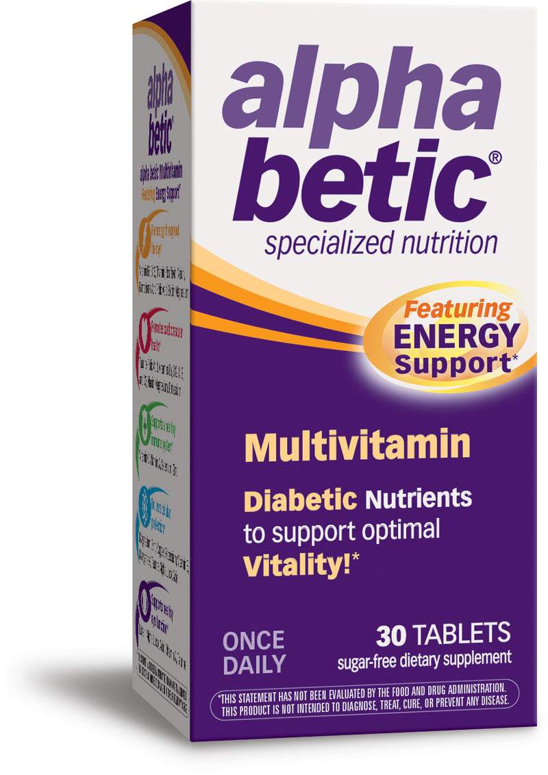 Alpha Betic Multivitamin 30 TabletsAlpha Betic Multivitamin 30 Tablets by Nature&