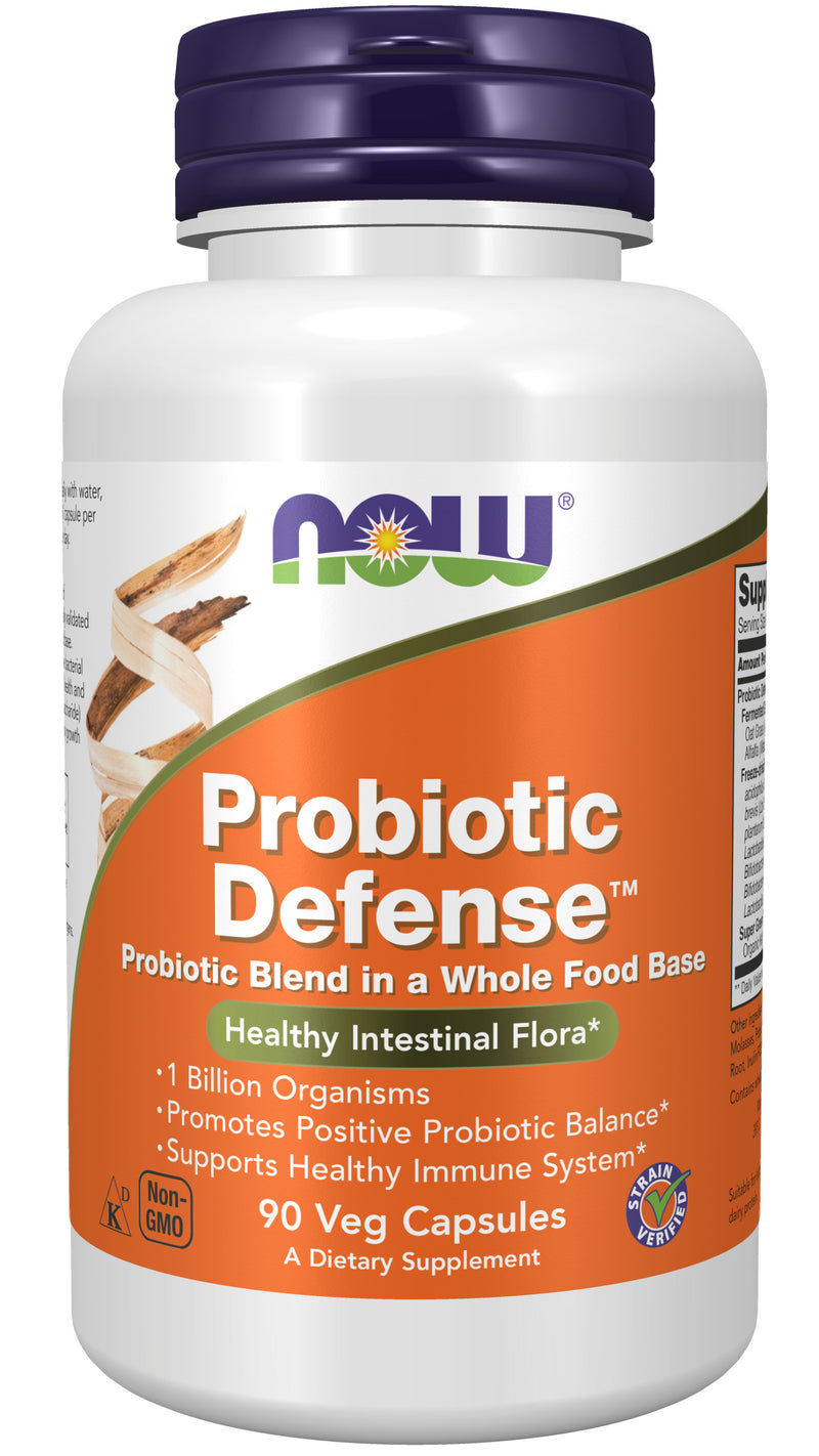 Probiotic Defense 90 Veg Capsules | By Now Foods - Best Price