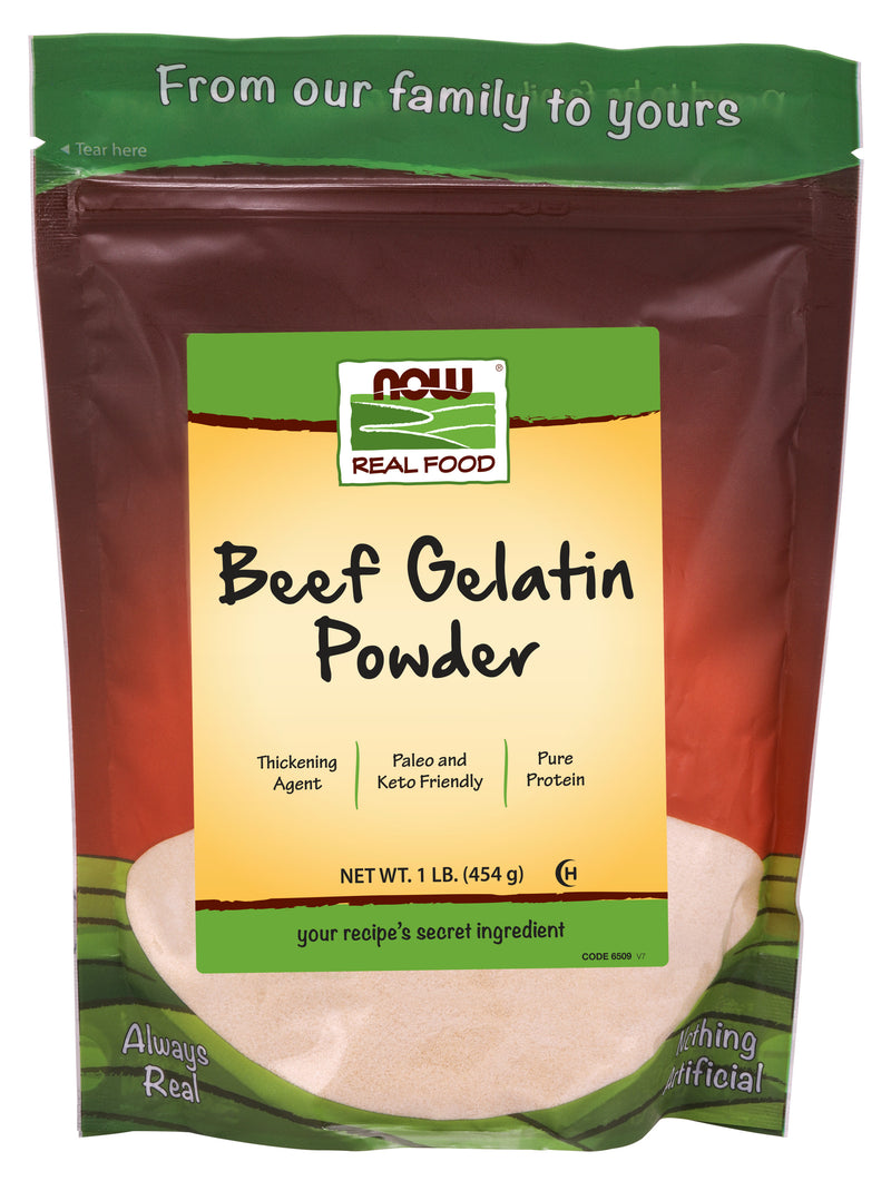 Now Foods, Beef Gelatin Powder 1 lb (454 g)