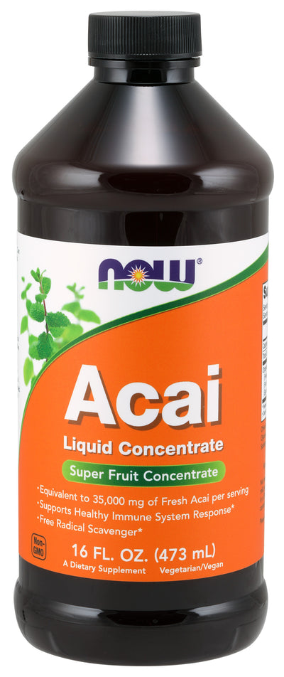Acai Liquid Concentrate 16 fl oz (473 ml) | By Now Foods - Best Price