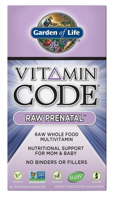 Vitamin Code Raw Prenatal 90 Vegetarian Capsules