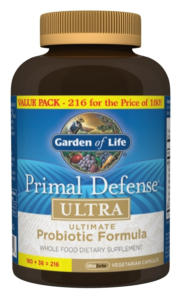 Primal Defense Ultra Value Pack 216 Vegetarian Capsules