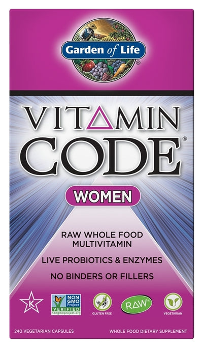 Vitamin Code Women 240 Vegetarian Capsules