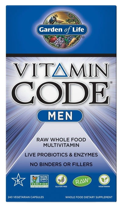Vitamin Code Men 240 Vegetarian Capsules