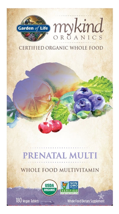 mykind Organics Prenatal Multi 180 Vegan Tablets