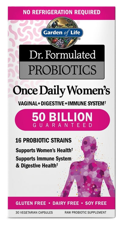 Dr. Formulated Probiotics Once Daily Women's Shelf-Stable 30 Vegetarian Capsules