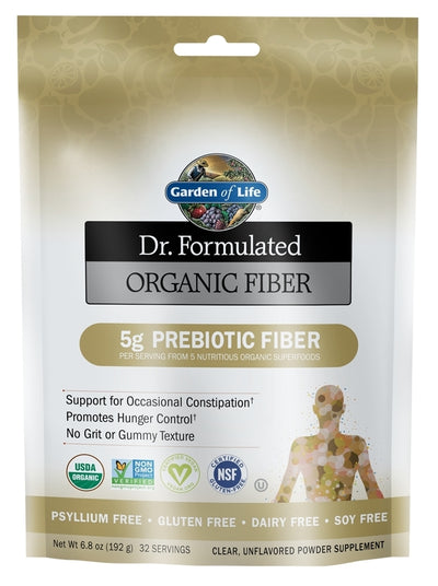Dr. Formulated Organic Fiber Unflavored 6.8 oz (192 g)