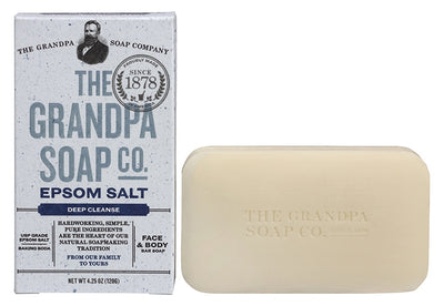 Epsom Salt Deep Cleanse Face & Body Bar Soap 4.25 oz (120 g)