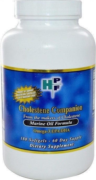 HPF Cholestene Companion Marine Oil Formula 180 Softgels