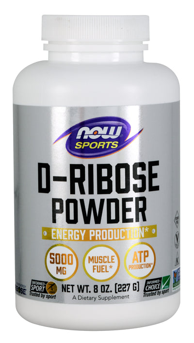 Now Sports, D-Ribose Pure Powder 8 oz (227 g)
