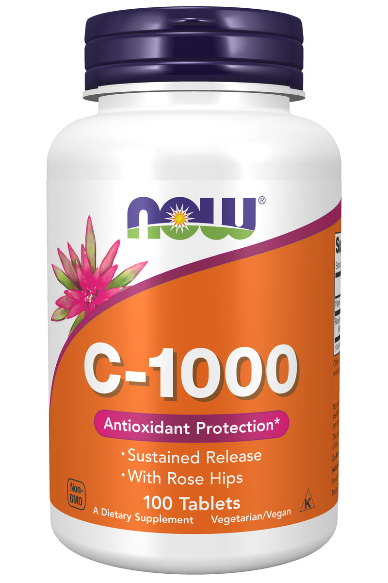 C-1000 Sustained Release With Rose Hips 100 Tablets