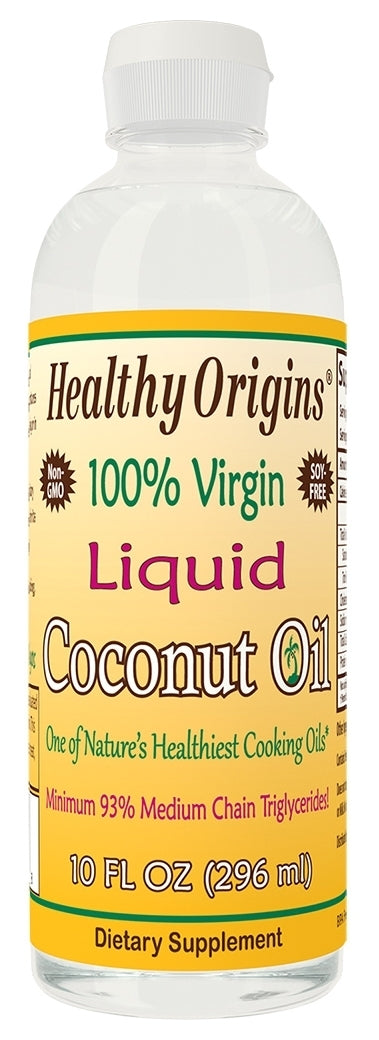 100% Virgin Liquid Coconut Oil 10 fl oz (296 ml)