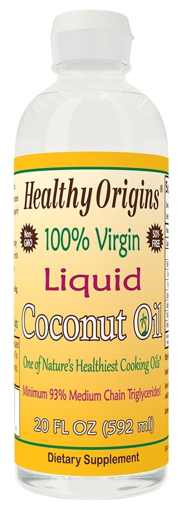 100% Virgin Liquid Coconut Oil 20 fl oz (592 ml)