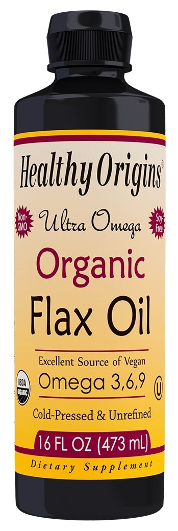 Organic Flax Oil Ultra Omega 16 fl oz (473 ml)