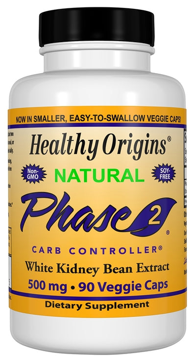 Phase 2 White Kidney Bean Extract 500 mg 90 Veggie Caps