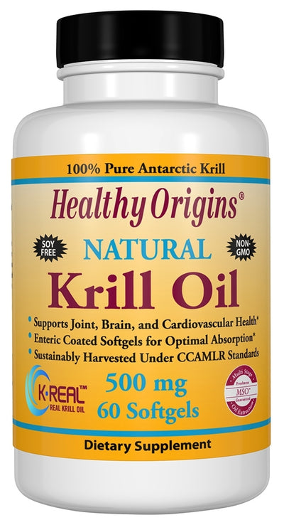 Krill Oil 500 mg 60 Softgels