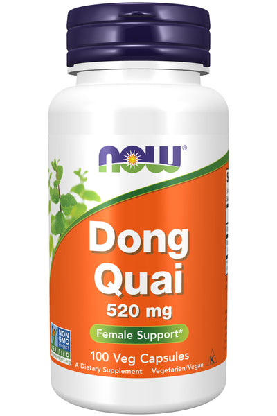 Dong Quai 520 mg 100 Veg Capsules | By Now Foods - Best Price