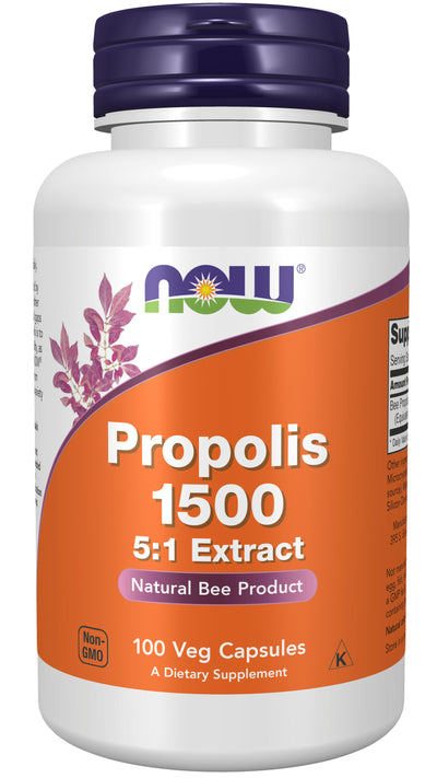 Propolis 1500 100 Veg Capsules | By Now Foods - Best Price