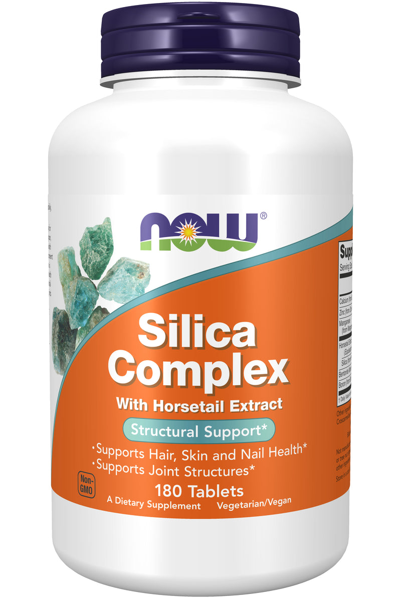 Silica Complex 180 Tablets | By Now Foods - Best Price