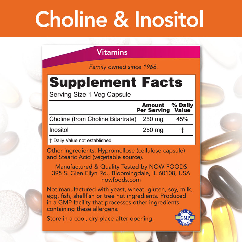 Choline & Inositol 100 Capsules