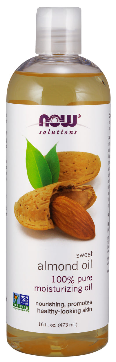 Now Solutions - Sweet Almond Oil 16 fl oz (473 ml)