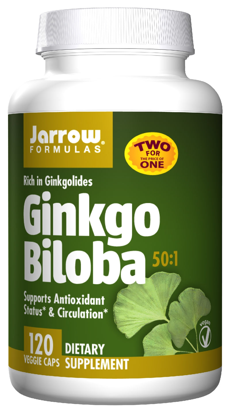 Ginkgo Biloba 60 mg Twinpack 120 + 120 Veggie Caps