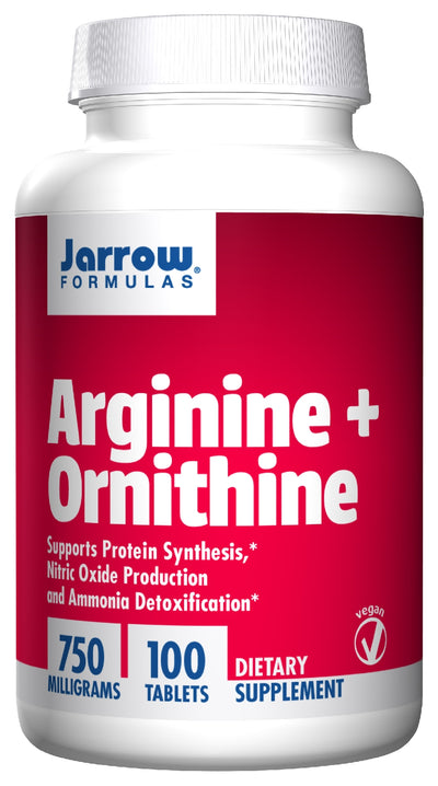 Arginine + Ornithine 750 mg 100 Tablets