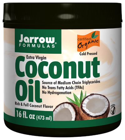 Certified Organic Extra Virgin Coconut Oil 16 oz (454 g)