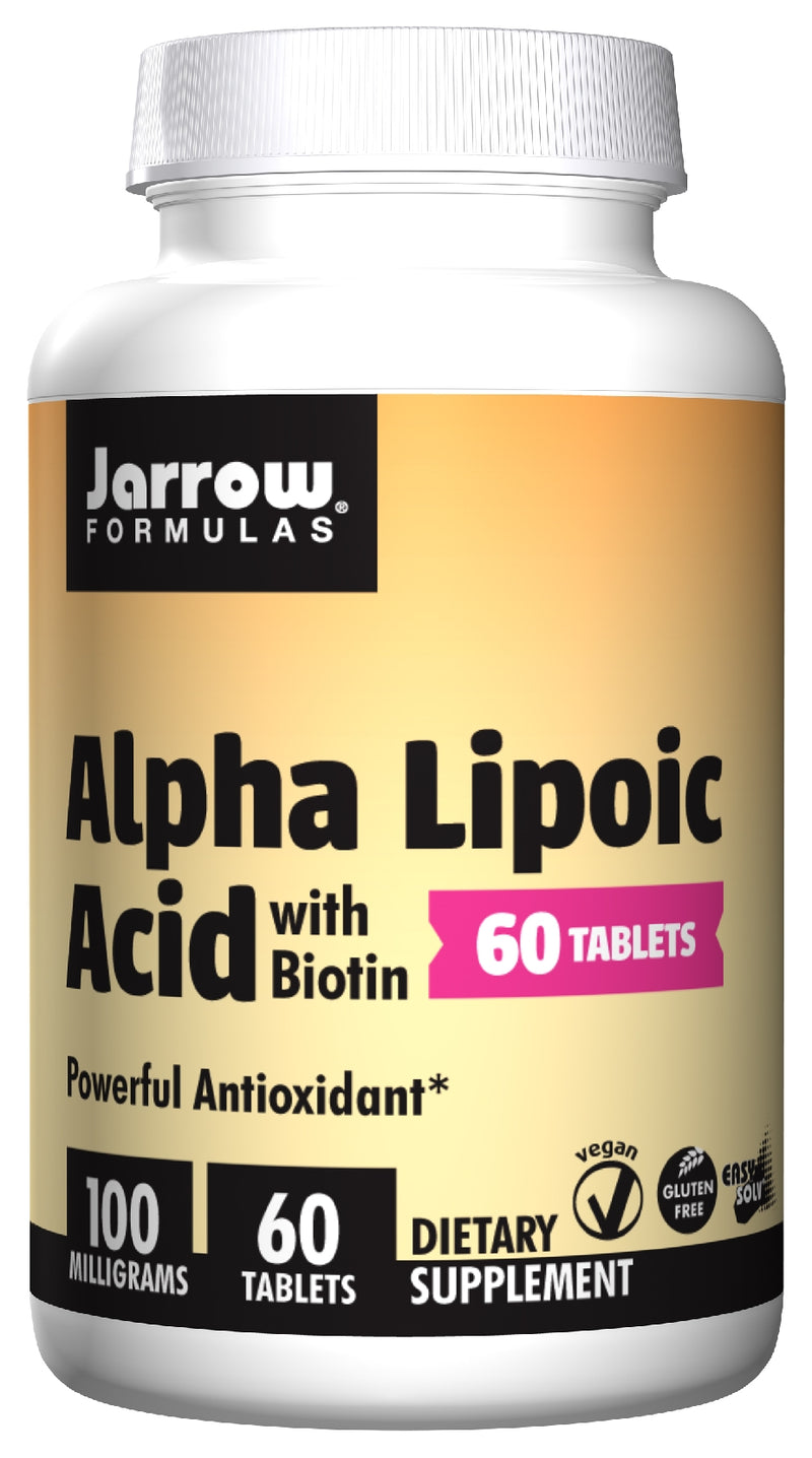 Alpha Lipoic Acid with Biotin 100 mg 60 Tablets