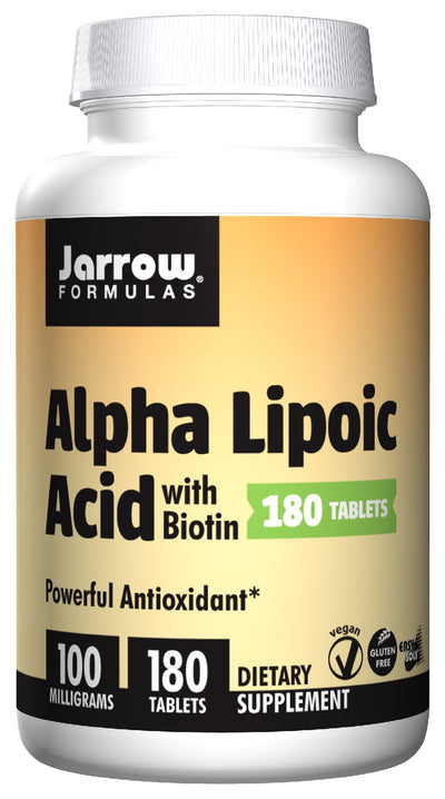 Alpha Lipoic Acid with Biotin 100 mg 180 Tablets