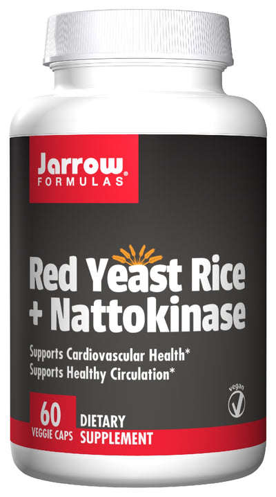 Red Yeast Rice + Nattokinase 60 Veggie Caps