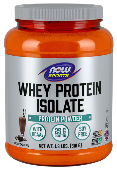 Whey Protein Isolate, Creamy Chocolate Powder - 1.8 lbs.