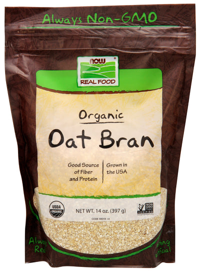 Organic Oat Bran 14 oz (379 g) | By Now Foods - Best Price